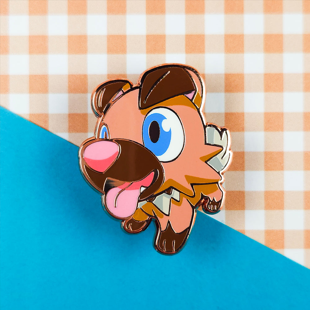GOOD DOG Rockruff Pin