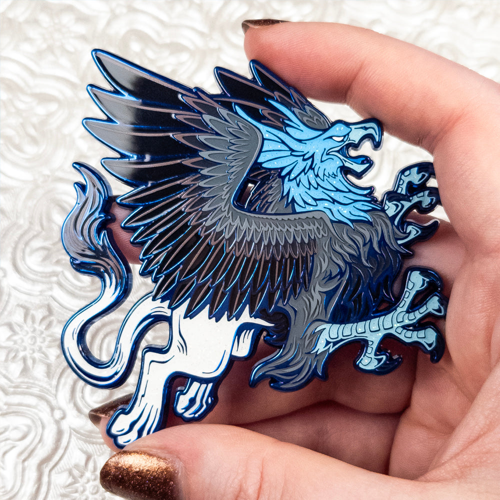 Griffin Enamel Pin [ Icy Peak ]