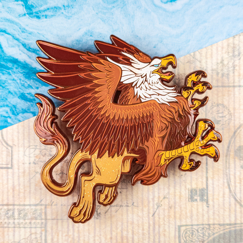 Griffin Enamel Pin [ Winged Valor ]