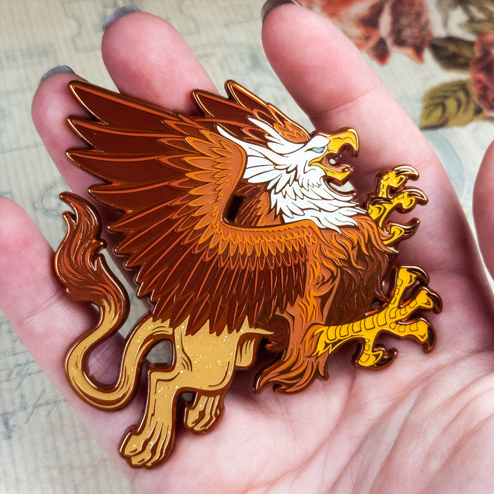 Griffin Enamel Pin [ Winged Valor ]