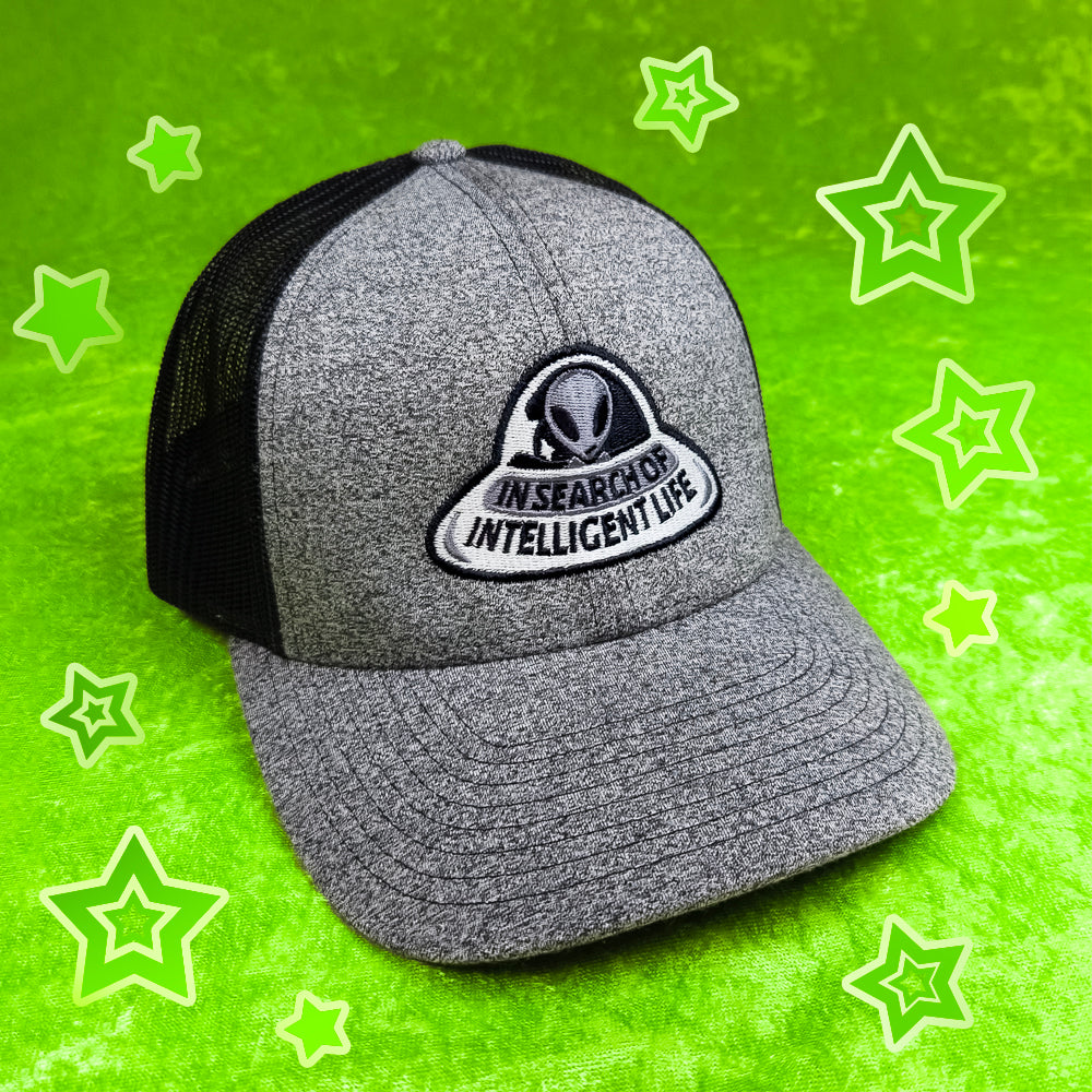 ISO Intelligent Life UFO Trucker Hat - Versiris - Art by Versiris