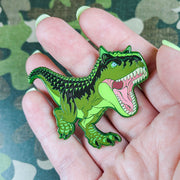 Jurassic Attack! Carnotaurus Enamel Pin - Versiris - Art by Versiris