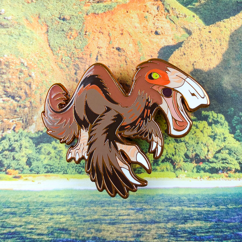 Jurassic Attack! Deinocheirus Enamel Pin - Versiris - Art by Versiris
