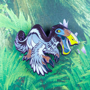 Jurassic Attack! Deinocheirus Enamel Pin - Versiris - Art by Versiris