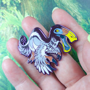 Jurassic Attack! Deinocheirus Enamel Pin - Versiris - Art by Versiris