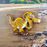 Jurassic Attack! Suchomimus Enamel Pin - Versiris - Art by Versiris