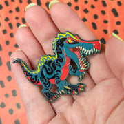Jurassic Attack! Suchomimus Enamel Pin - Versiris - Art by Versiris