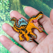 Jurassic Attack! Spinosaurus Enamel Pin - Versiris - Art by Versiris