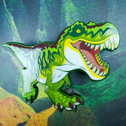 Jurassic Attack! Tyrannosaurus Rex Enamel Pin - Versiris - Art by Versiris