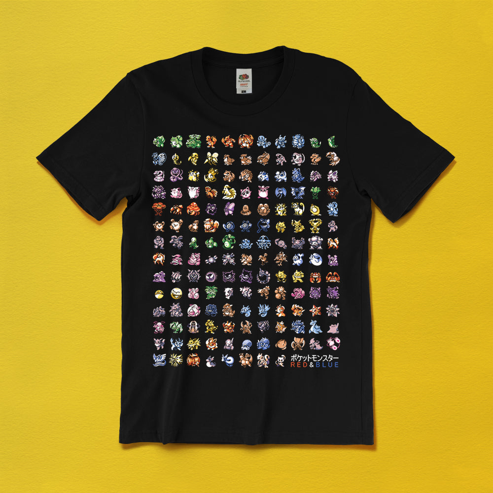 Kanto 151 T-Shirt - Versiris - Art by Versiris