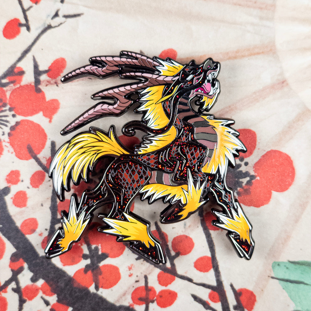 Kirin Enamel Pin [ Divine Step ]