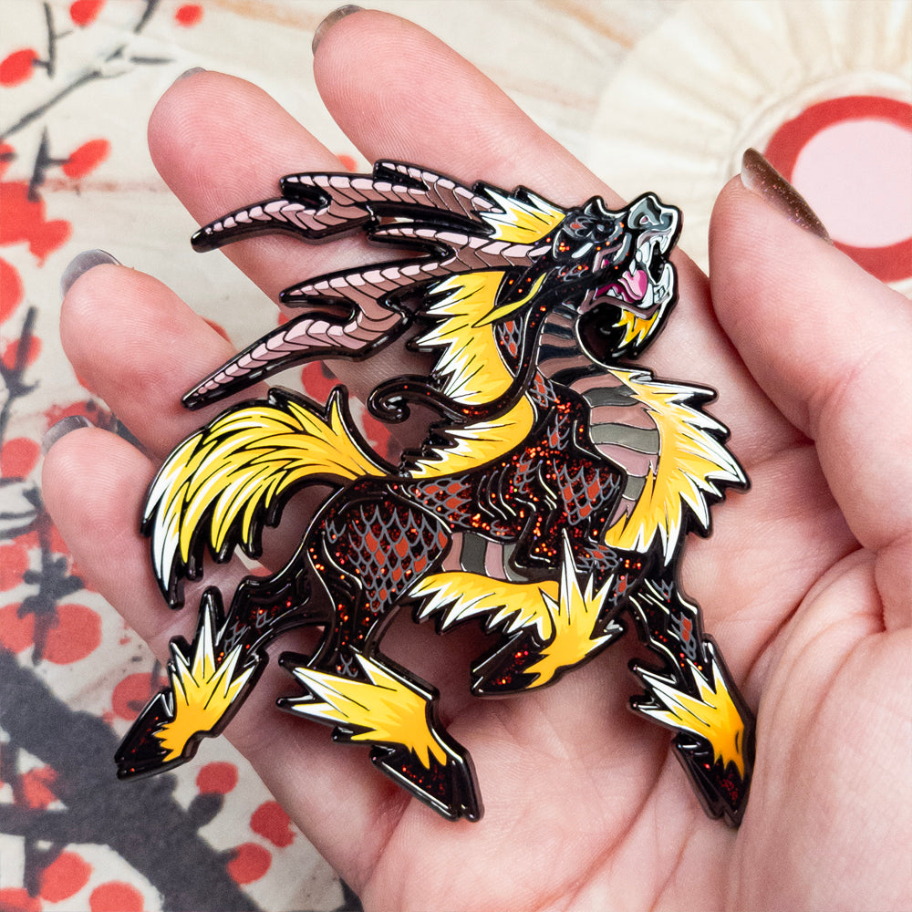 Kirin Enamel Pin [ Divine Step ]