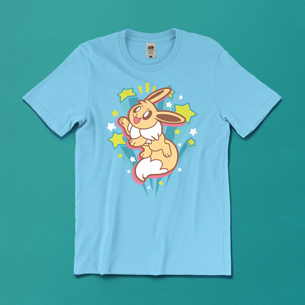Let's Go Eevee T-Shirt - Versiris - Art by Versiris