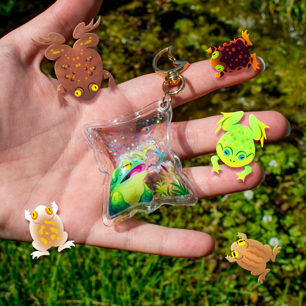 Loads 'O' Toads Keychain - Versiris - Art by Versiris