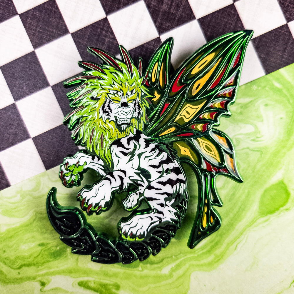 Manticore Enamel Pin [ Toxic Claw ]