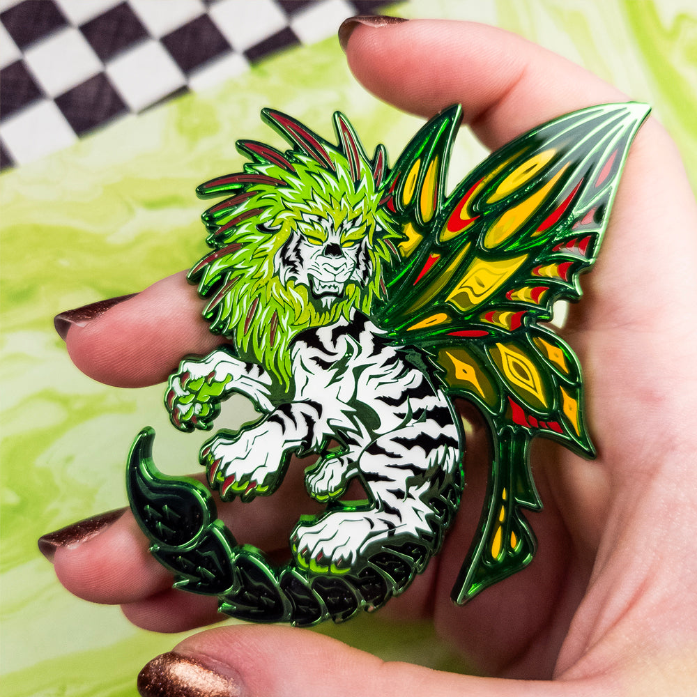 Manticore Enamel Pin [ Toxic Claw ]