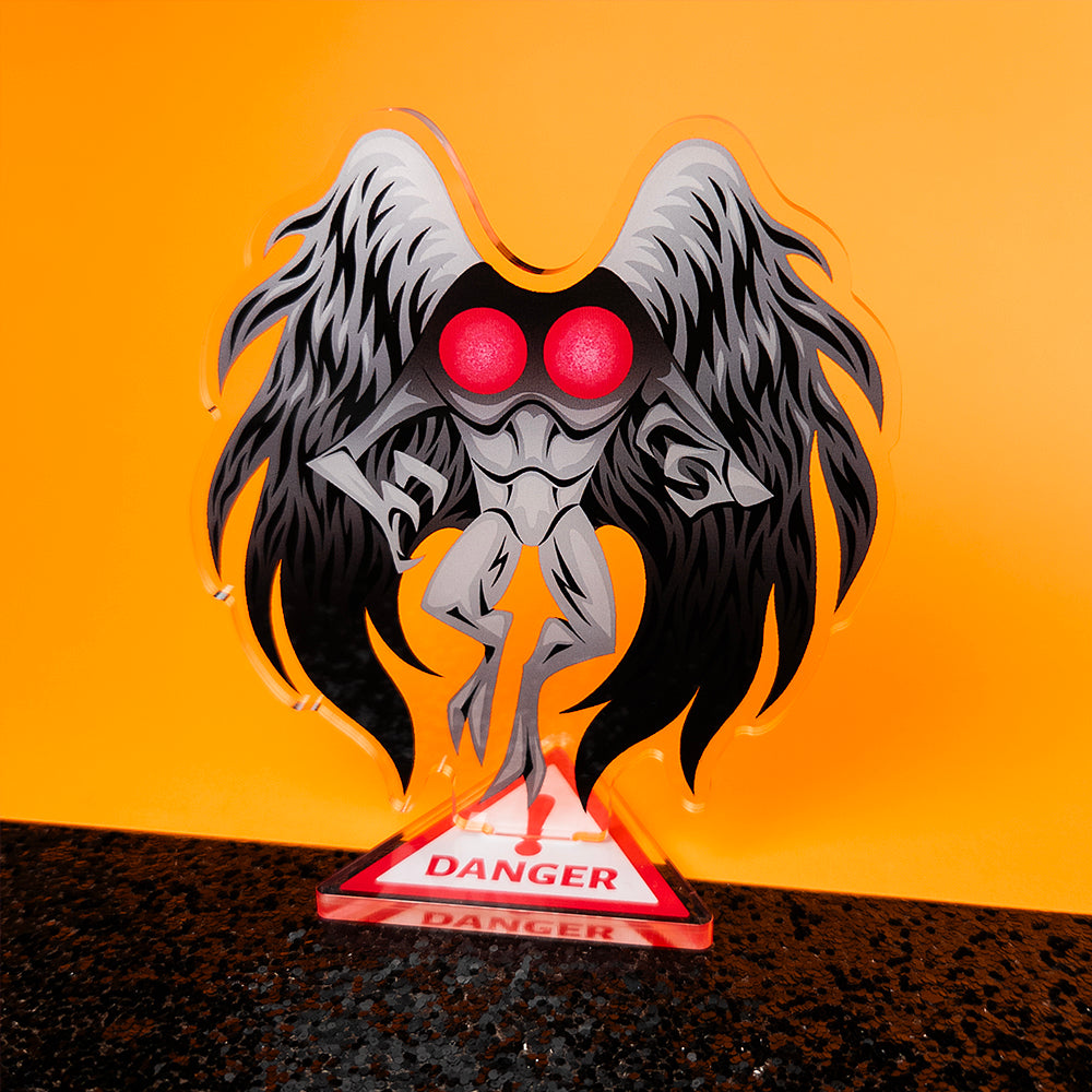 Danger! Mothman Acrylic Standee - Versiris - Art by Versiris