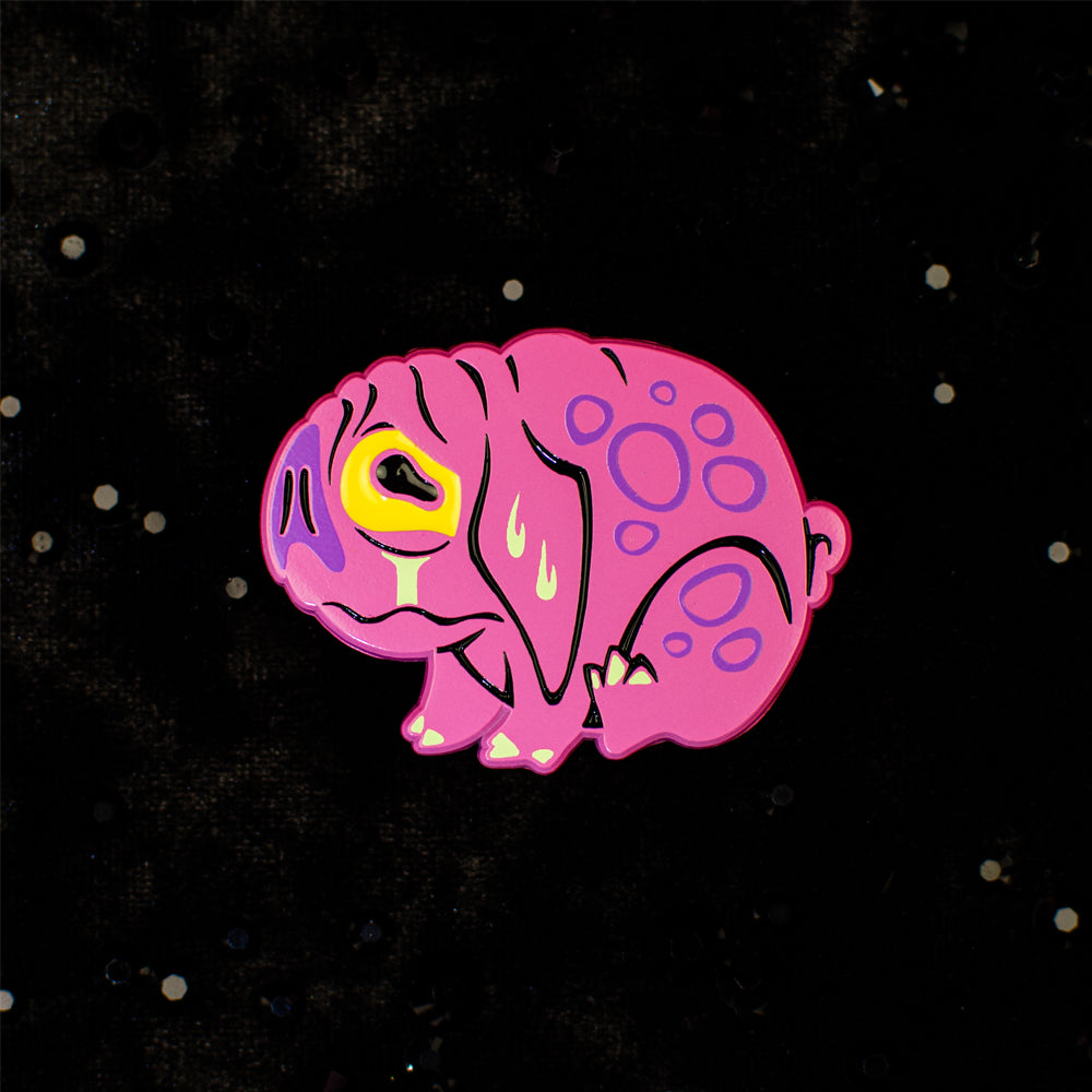 Neon Cryptids Squonk Enamel Pin - Versiris - Art by Versiris