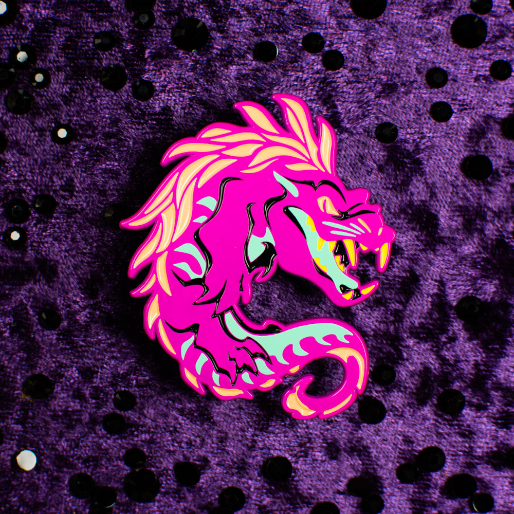 Neon Cryptids Bunyip Enamel Pin