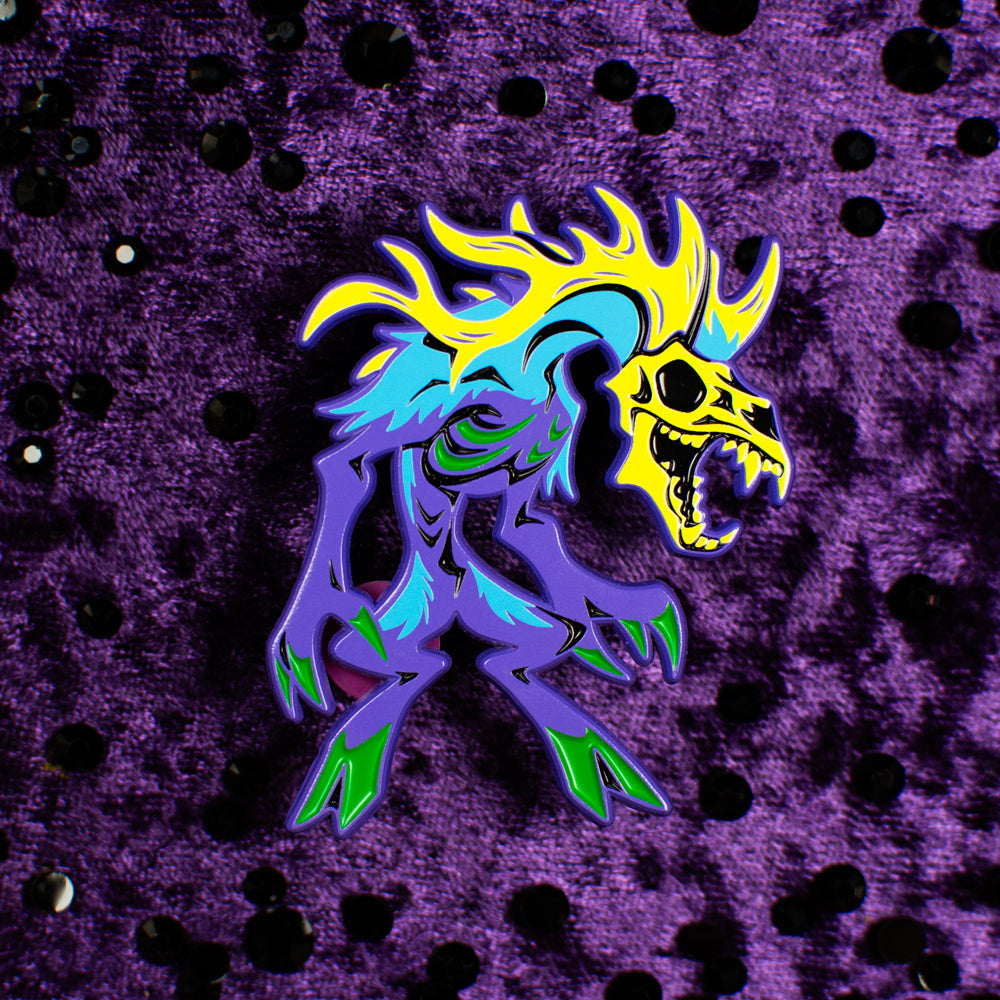 Neon Cryptids Deer Man Enamel Pin