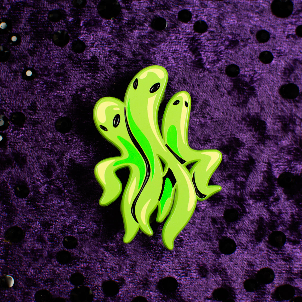 Neon Cryptids Fresno Nightcrawlers Enamel Pin