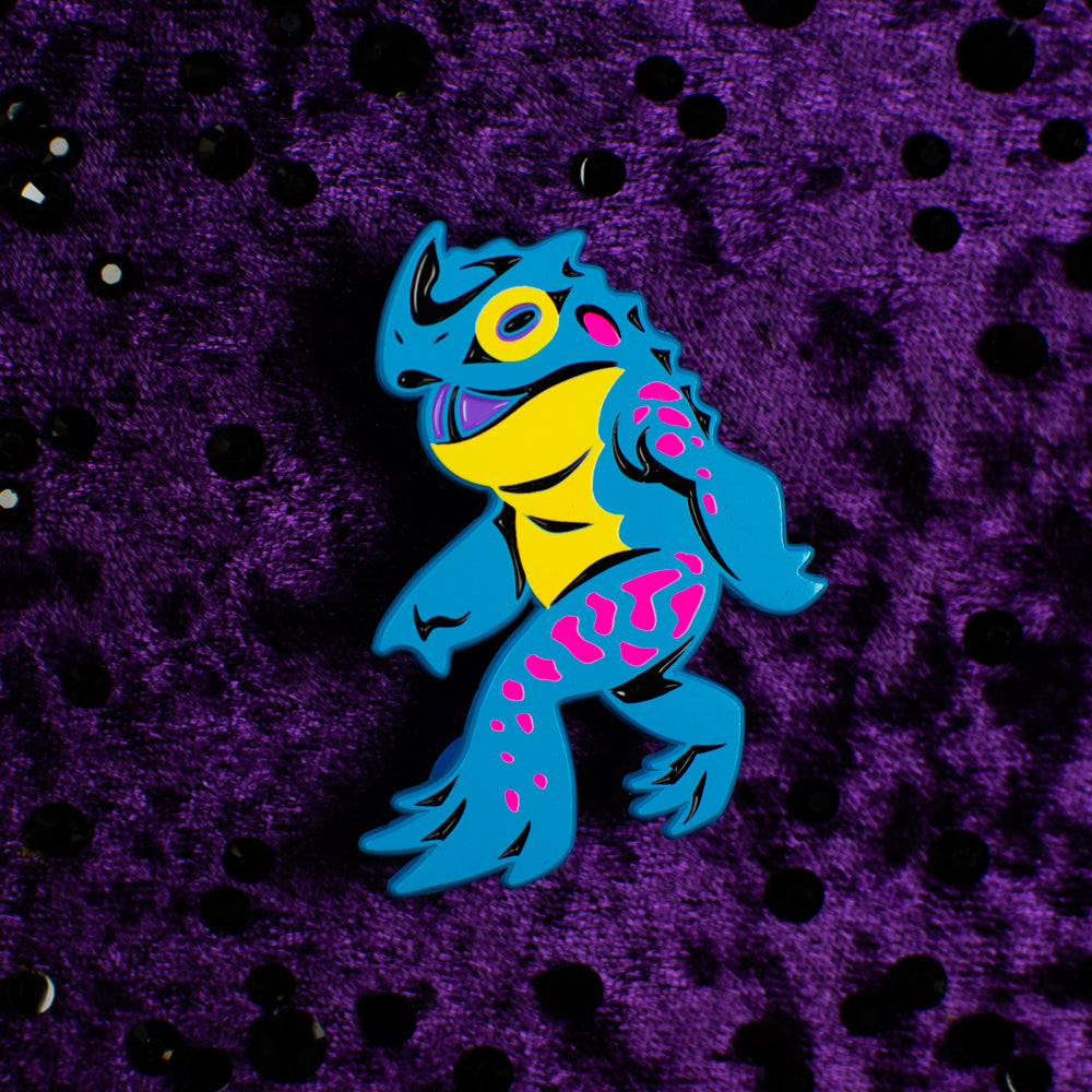Neon Cryptids Loveland Frogman Enamel Pin