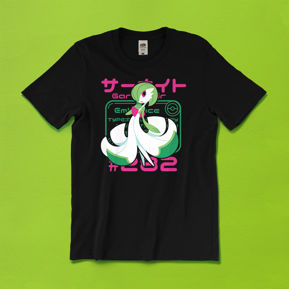 pokedex gardevoir t-shirt art by versiris