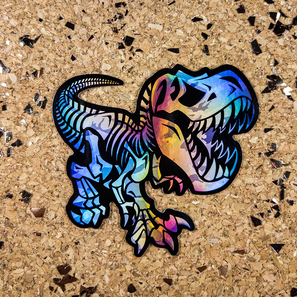 T-Rex Bones Sticker - Versiris - Art by Versiris
