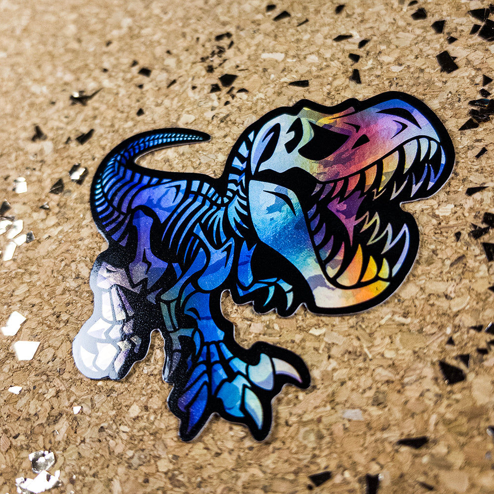 T-Rex Bones Sticker - Versiris - Art by Versiris