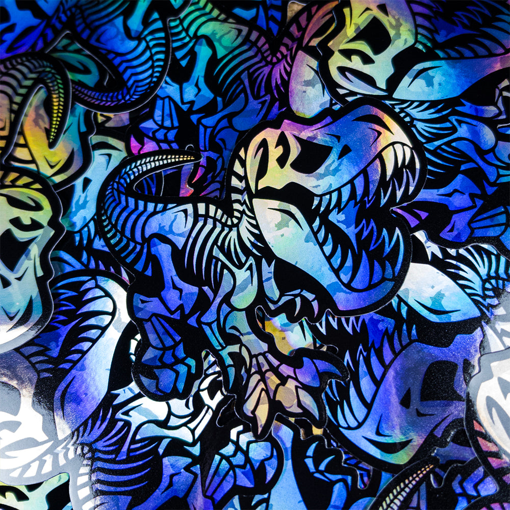 T-Rex Bones Sticker - Versiris - Art by Versiris