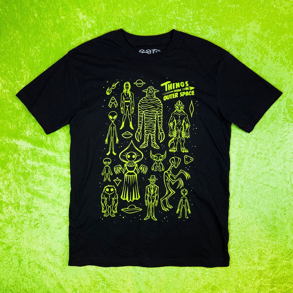 Things From Outer Space T-Shirt - Versiris - Art by Versiris
