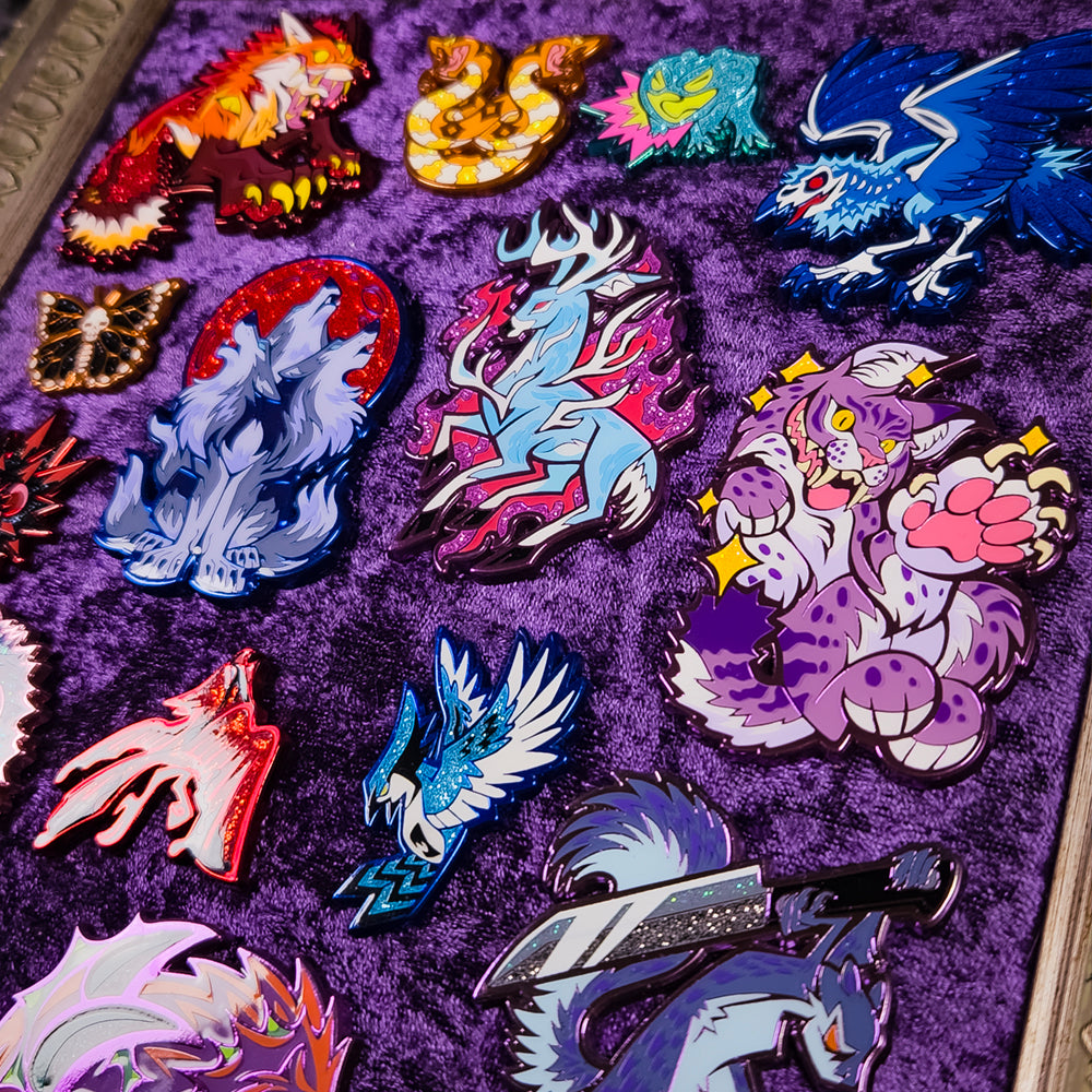 Twisted Forest Enamel Pin Set - Versiris - Art by Versiris