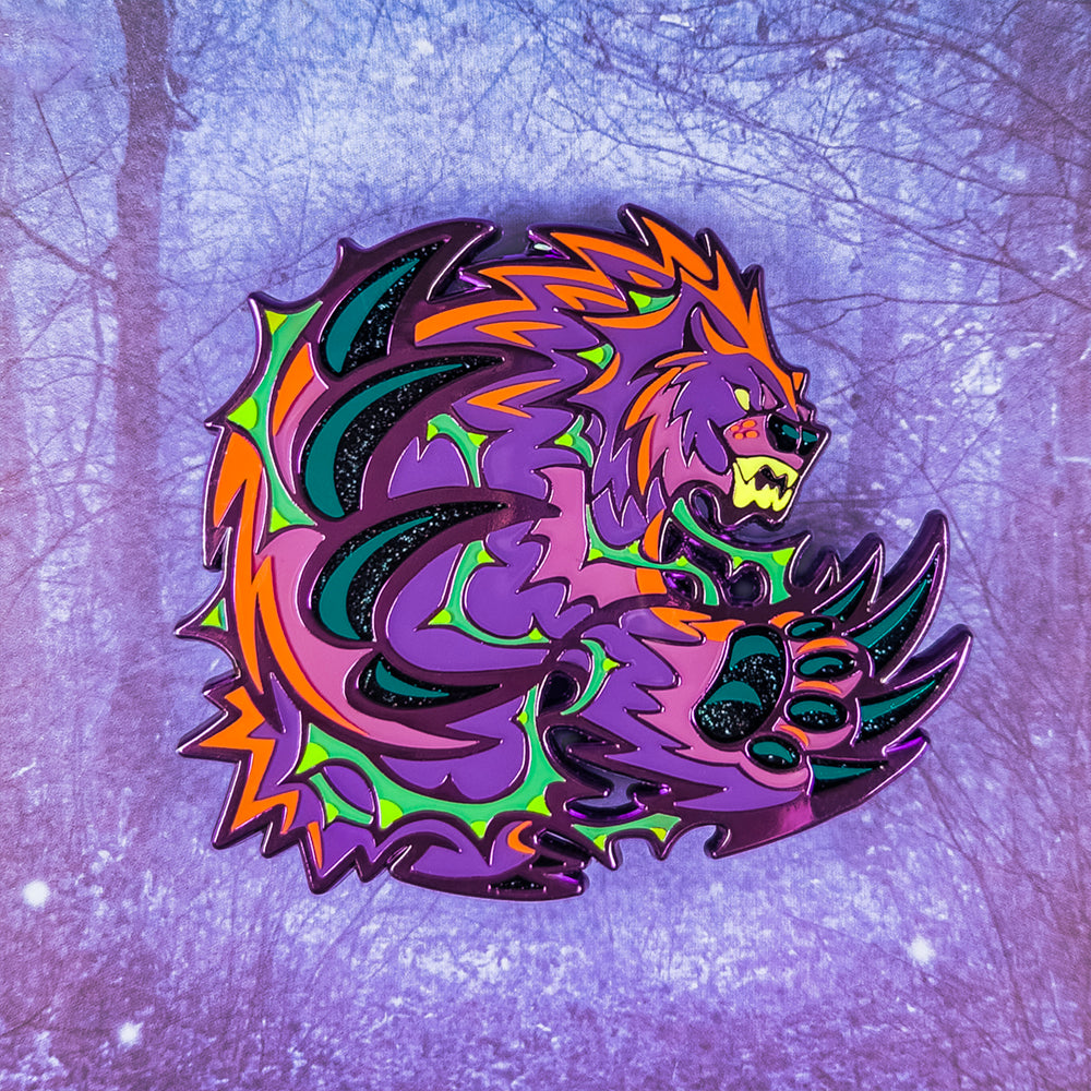 Bear Hug Enamel Pin - Versiris - Art by Versiris