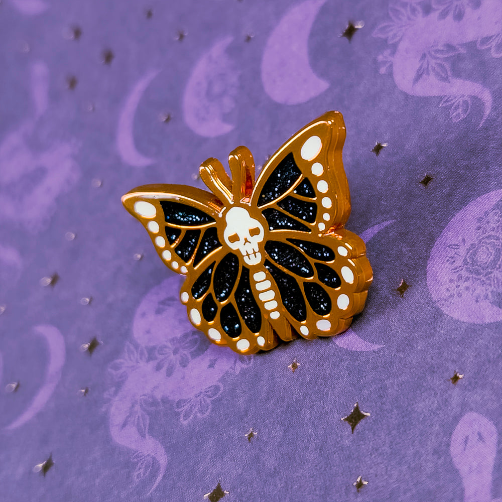 Ill Omen Butterfly Enamel Pin