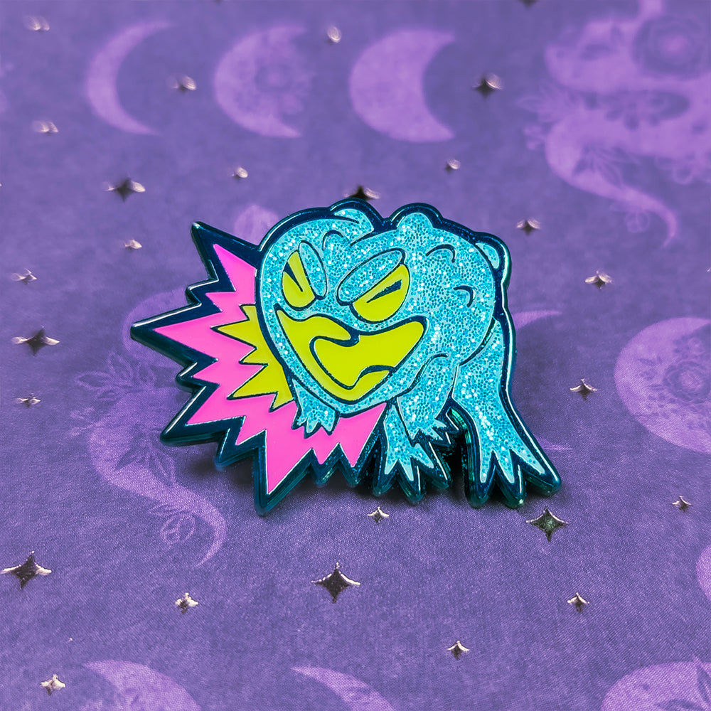 Extremely Loud Frog Enamel Pin - Versiris - Art by Versiris