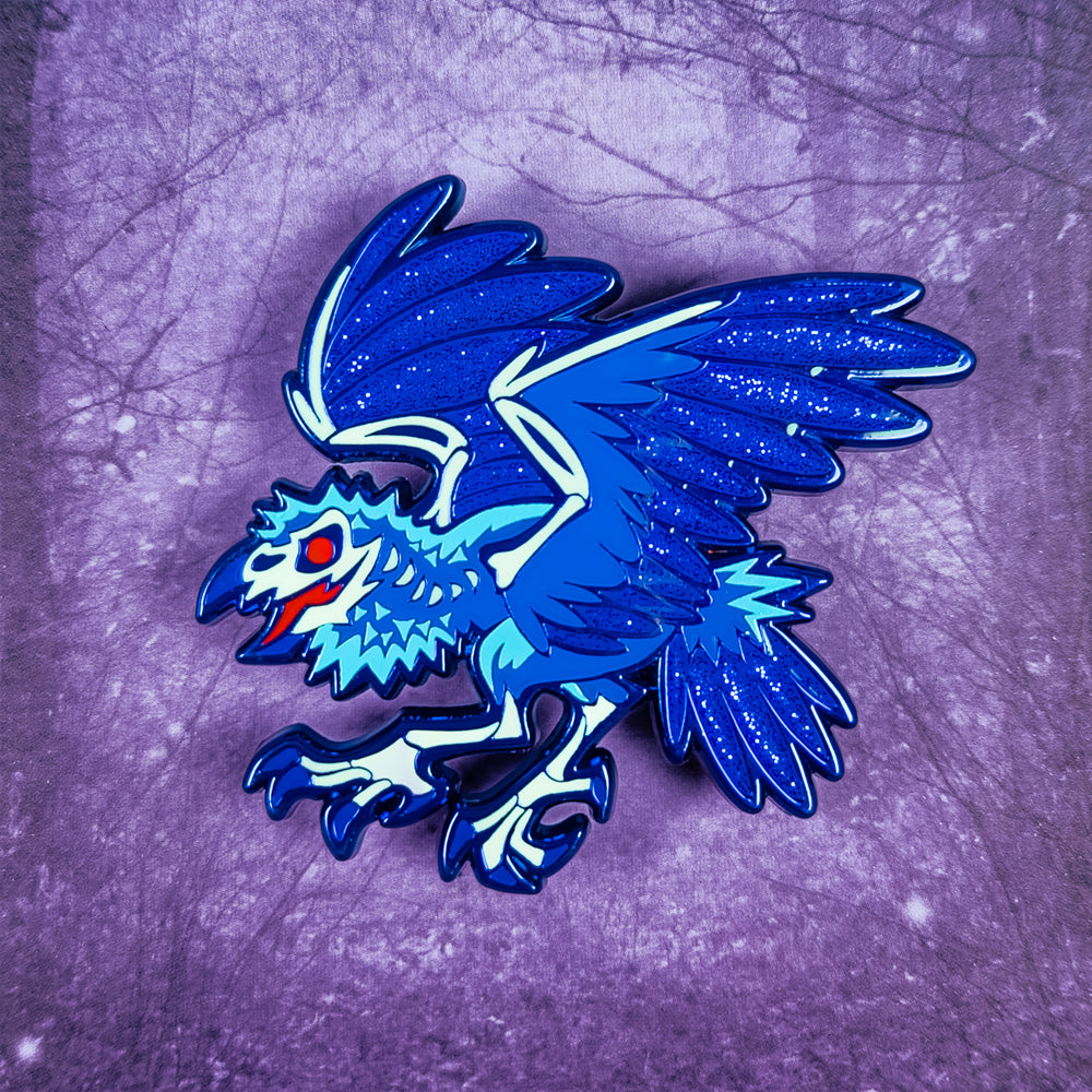 Evermore Raven Enamel Pin - Versiris - Art by Versiris