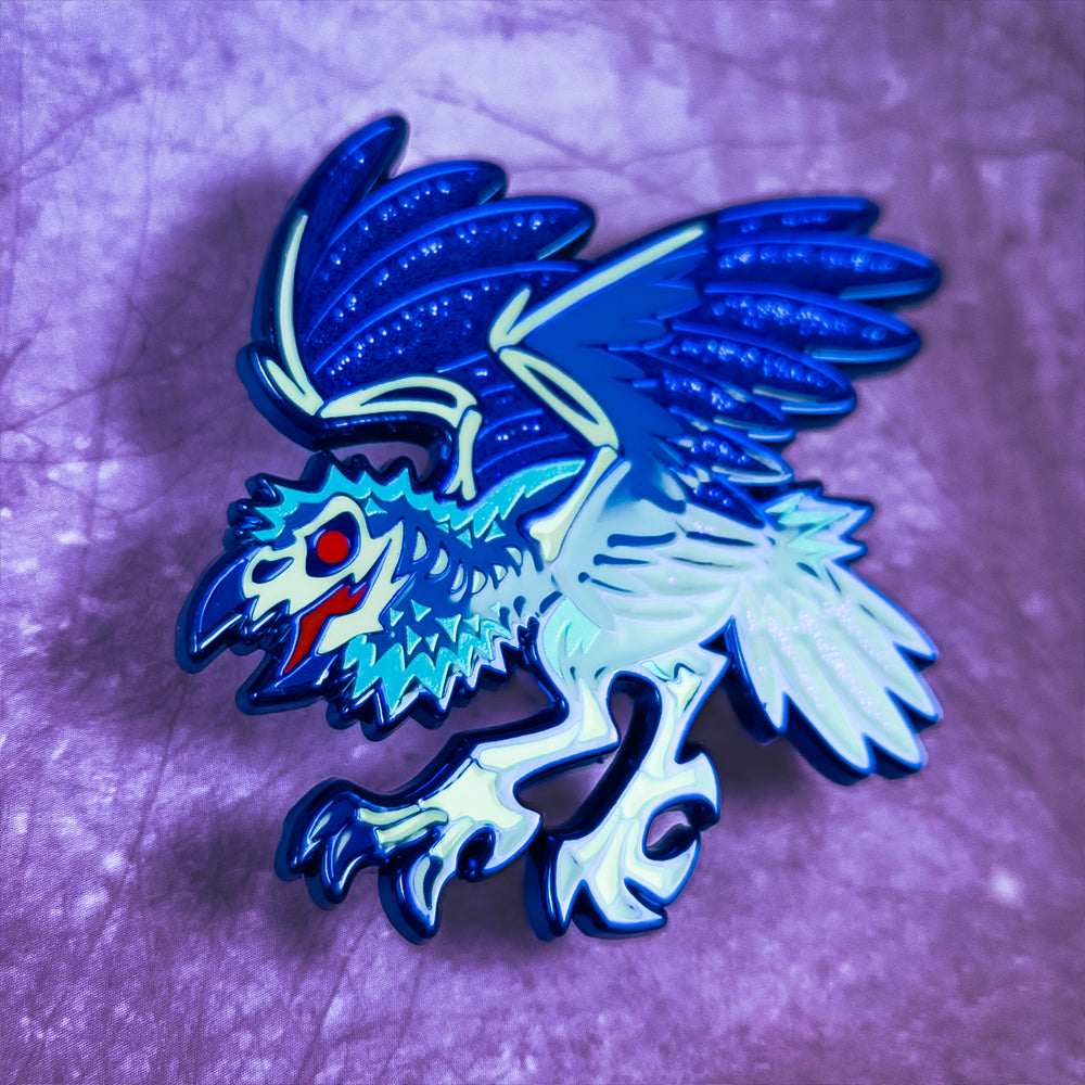 Evermore Raven Enamel Pin - Versiris - Art by Versiris