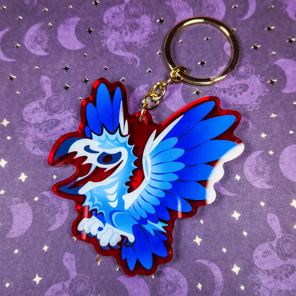 Evermore Raven Keychain - Versiris - Art by Versiris