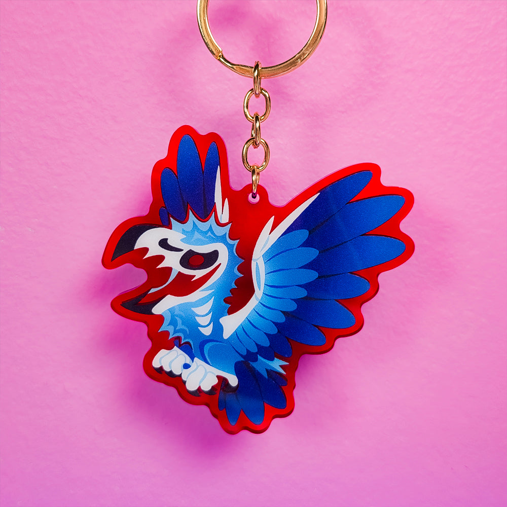 Evermore Raven Keychain