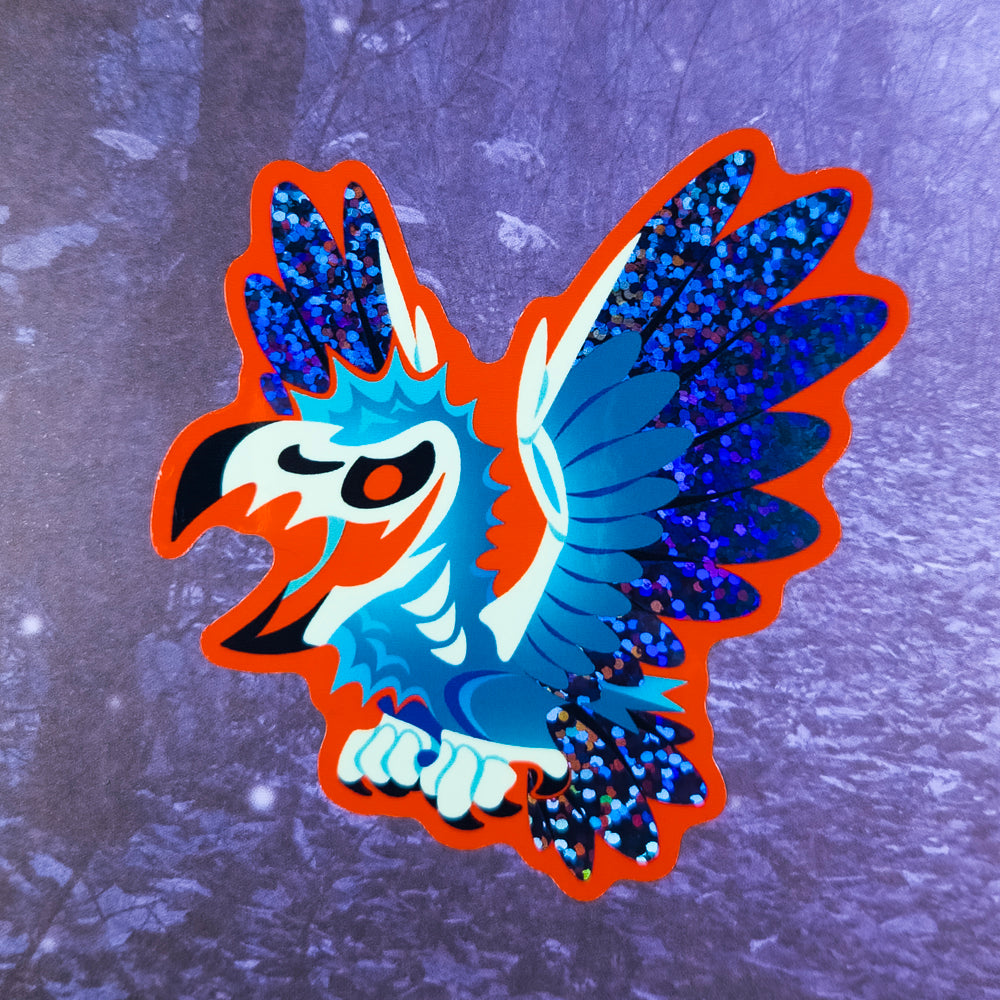 Evermore Raven Sticker - Versiris - Art by Versiris