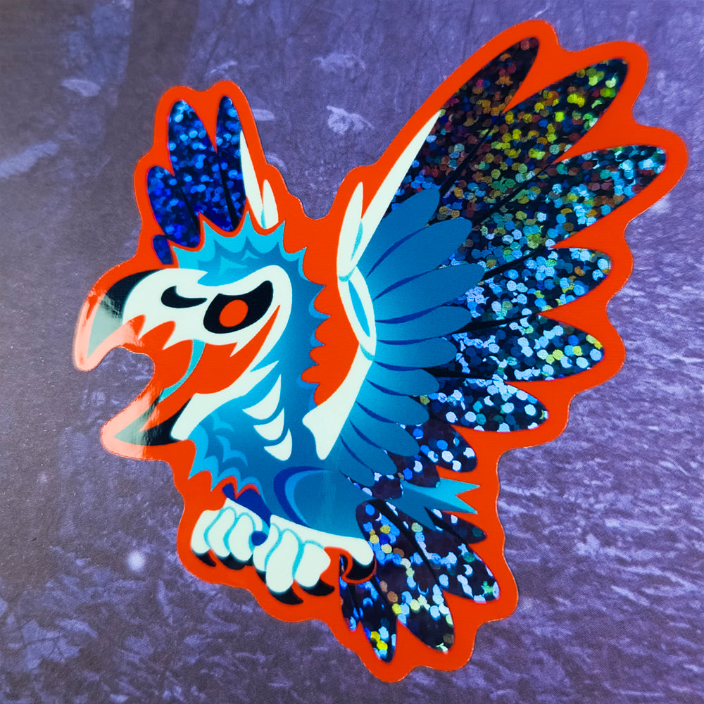 Evermore Raven Sticker - Versiris - Art by Versiris