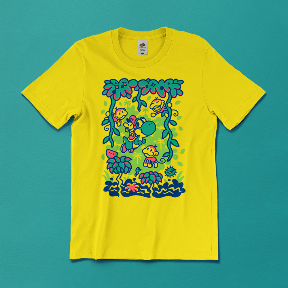 Yoshi's Jungle T-Shirt - Versiris - Art by Versiris