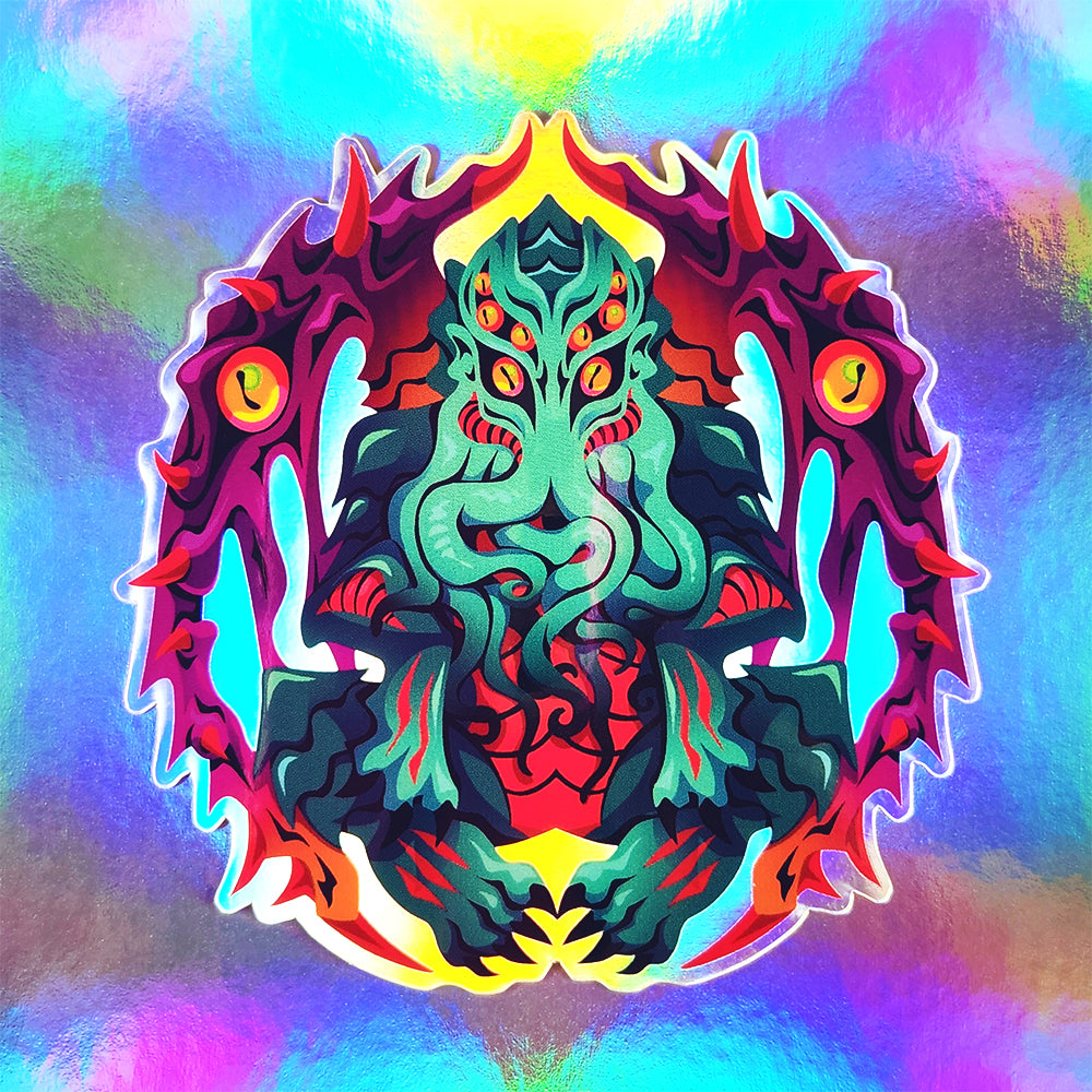 Cthulhu Sticker - Versiris - Art by Versiris