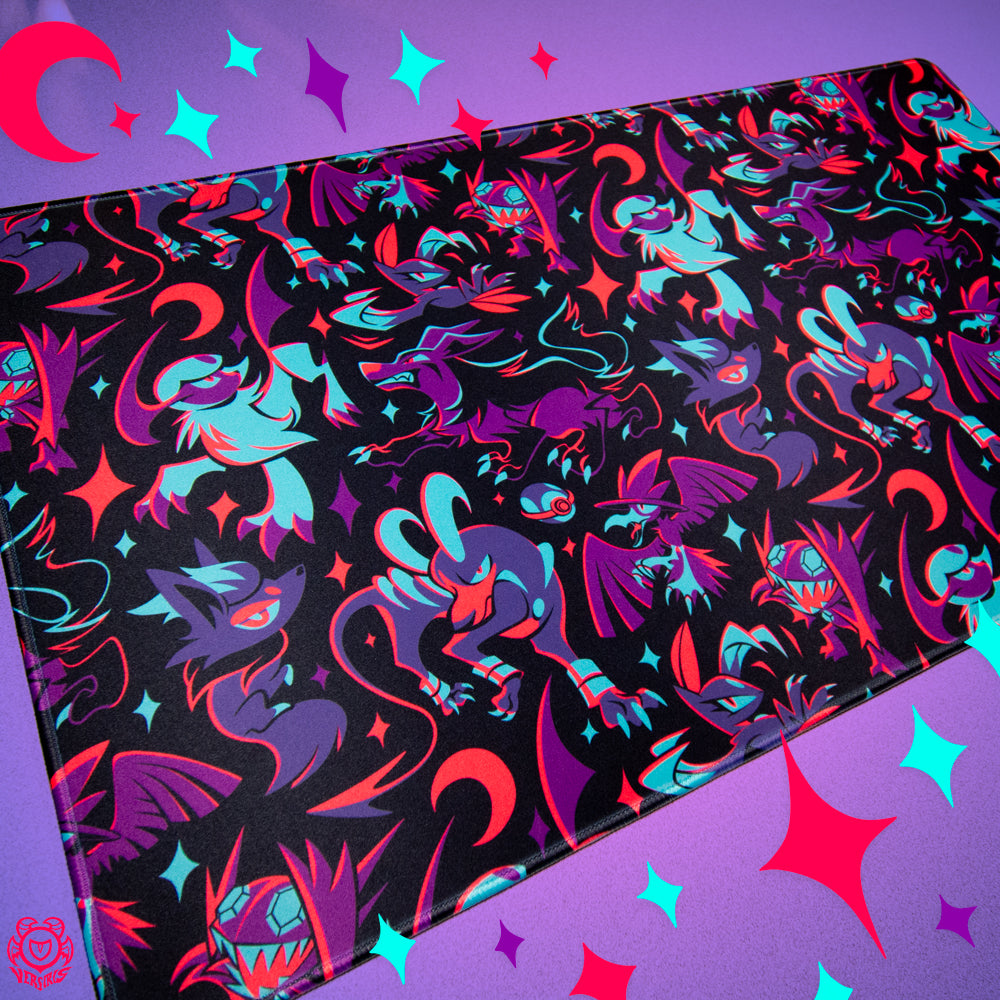 Dark Type Playmat - Versiris - Art by Versiris