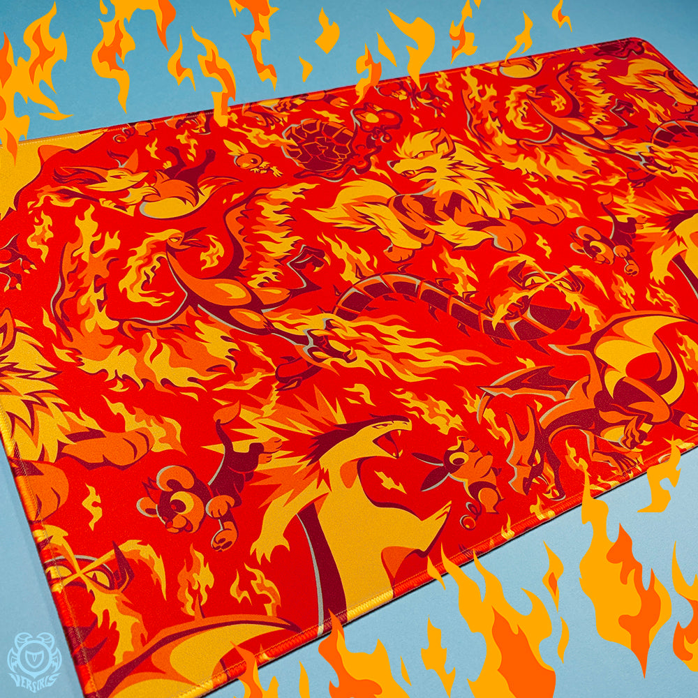 Fire Type Playmat