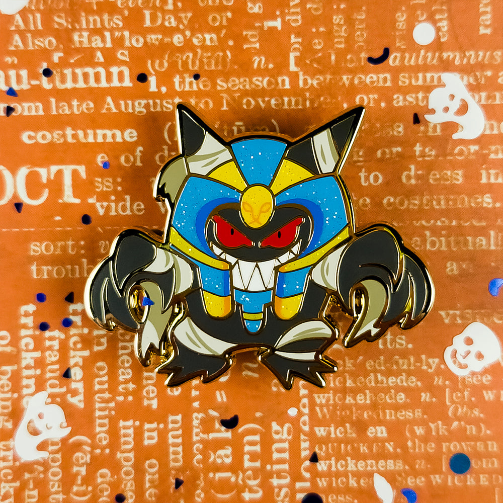 [ Mummy's Curse ] Gengar x Cofagrigus Fusion Enamel Pin