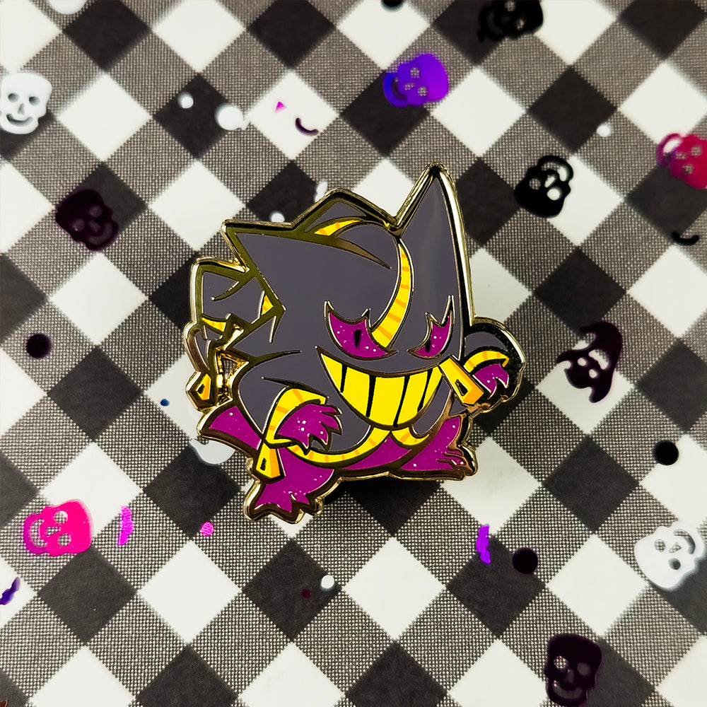 [ Patchwork Puppet ] Gengar x Banette Fusion Enamel Pin