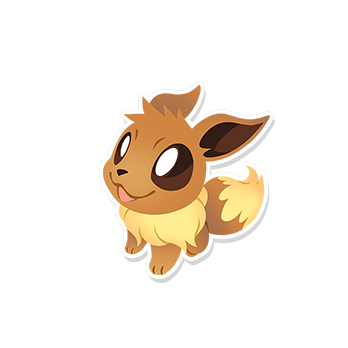 GOOD DOG Eeveelutions PKMN Stickers - Versiris - Art by Versiris