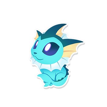 GOOD DOG Eeveelutions PKMN Stickers - Versiris - Art by Versiris