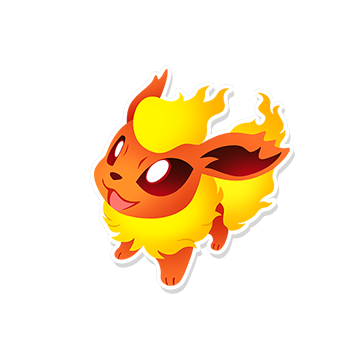 GOOD DOG Eeveelutions PKMN Stickers - Versiris - Art by Versiris